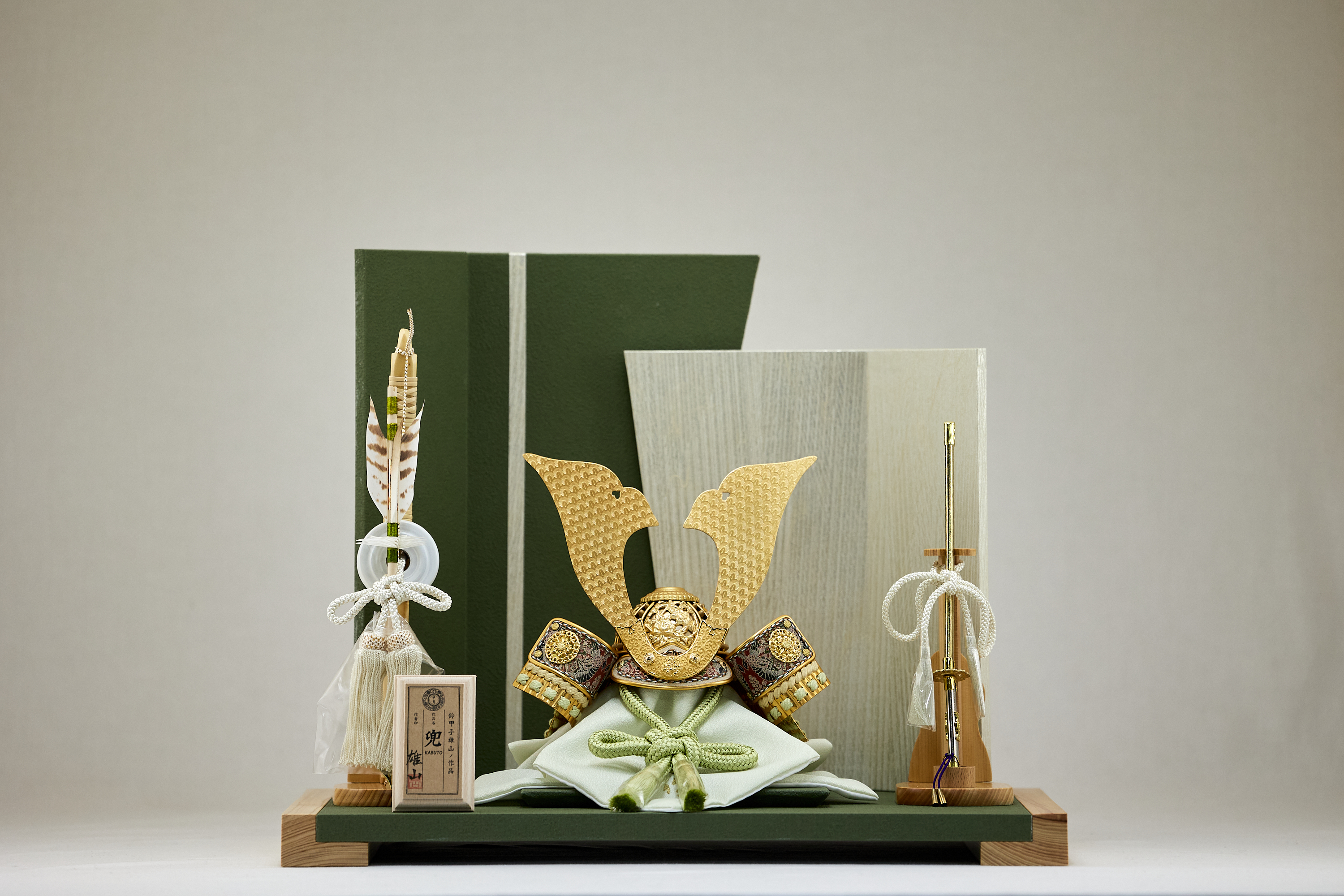 兜飾り 天賦之兜 葵 五月人形 茨城県ひたちなか市 節句人形専門店 人形の桜井 水戸市 那珂市 東海村 日立市 常陸太田市 常陸大宮市 大洗町 茨城町 笠間市 城里町