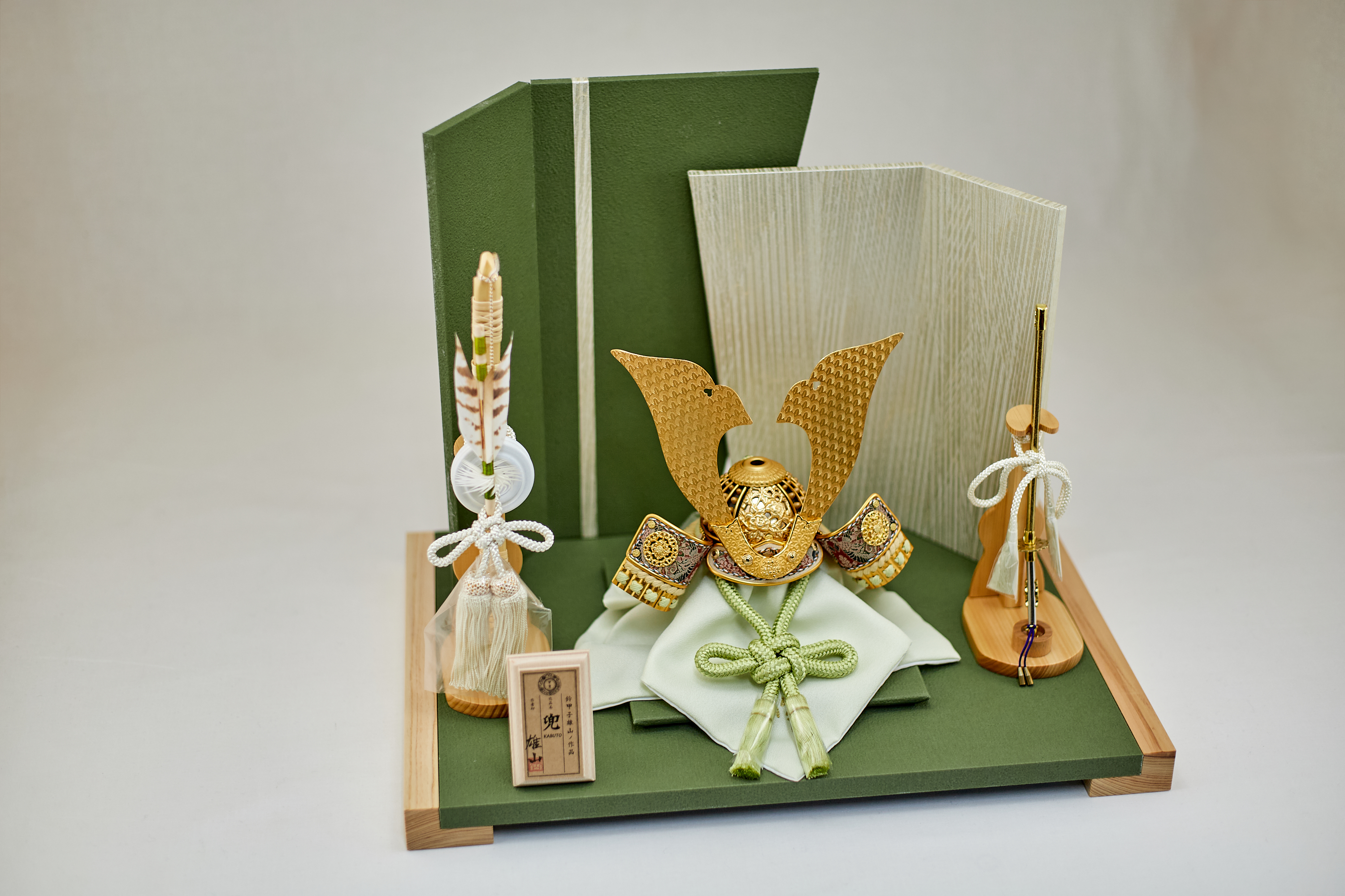 兜飾り 天賦之兜 葵 五月人形 茨城県ひたちなか市 節句人形専門店 人形の桜井 水戸市 那珂市 東海村 日立市 常陸太田市 常陸大宮市 大洗町 茨城町 笠間市 城里町