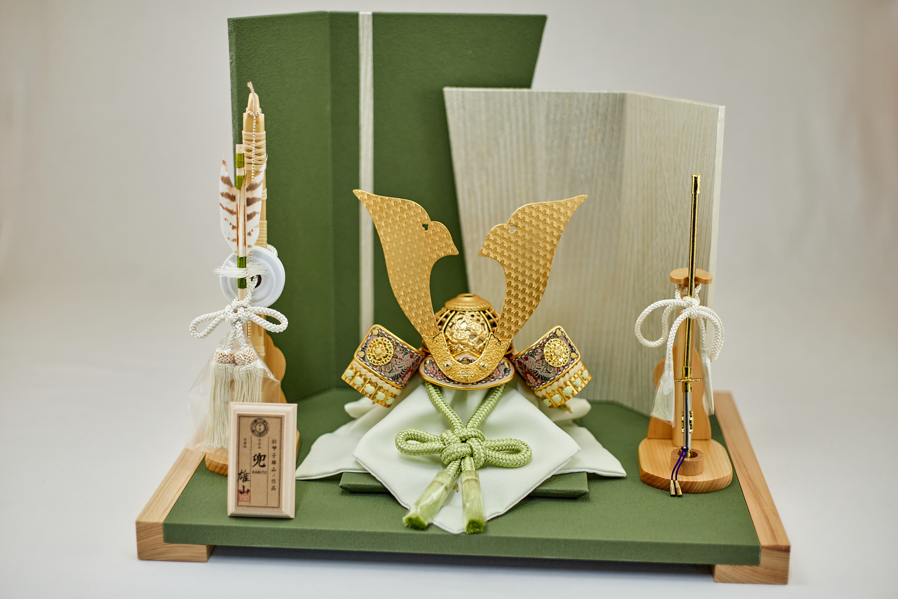 兜飾り 天賦之兜 葵 五月人形 茨城県ひたちなか市 節句人形専門店 人形の桜井 水戸市 那珂市 東海村 日立市 常陸太田市 常陸大宮市 大洗町 茨城町 笠間市 城里町